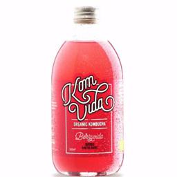 Kombucha Artesana Komvida de Frutos Rojos