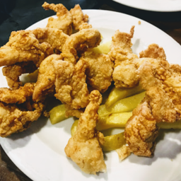 Lagrimitas de pollo (caseras).