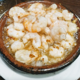Gambas al ajillo.