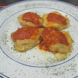 PUERROS RELLENOS DE GAMBAS