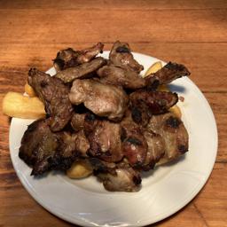 Castañuelas a la brasa.