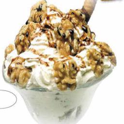 Copa nata con nueces