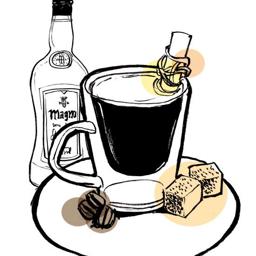 ■Carajillo de Cognac , Ron o whisky