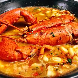 Arroz caldoso con Bogavante 