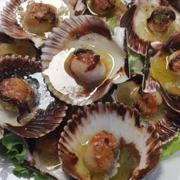 Volandeiras a la plancha