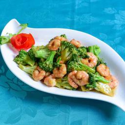 111. Gambas con Brócoli 