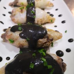 CHIPIRONES RELLENOS DE BOLETUS EDULIS