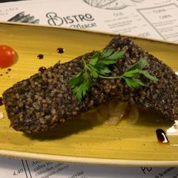 Morcilla de Burgos con cebolla confitada
