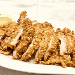 391. Pollo frito almendrado 