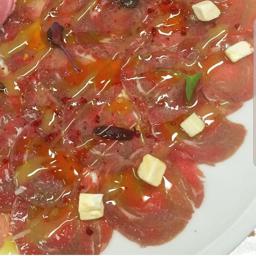 Carpaccio de pastrami