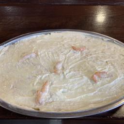 Ensaladilla de gambas.