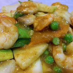 143. Gambas con curry 