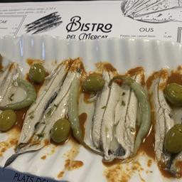 Boquerones del norte con salsa “Alella”