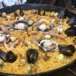 Paella de marisco