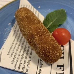 Croquetas de pato y foie con calabaza 