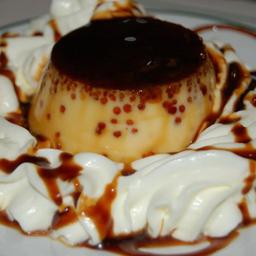 Flan con Nata 