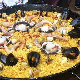 Paella de marisco