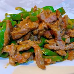 53. Ternera con pimientos verdes