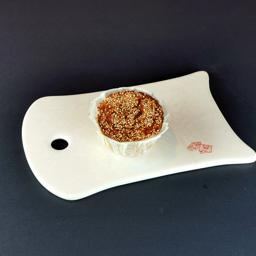 Muffin vegano de pera