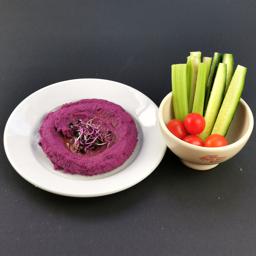 Hummus de lombarda