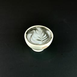Charcoal latte