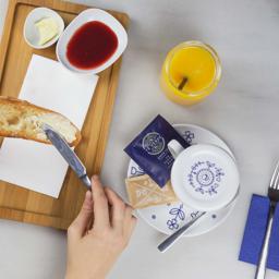 Cafe + tostada + zumo