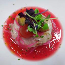 Ceviche Nikkei de corvina