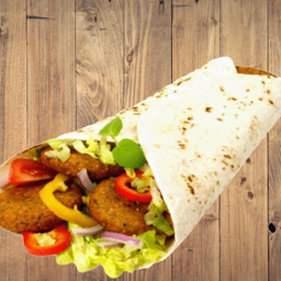 Durum Con Falafel (Sin Carne)