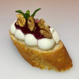 Crema de queso & arándanos