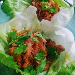 Taco verde de cochinita pibil