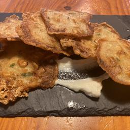 Tortitas de camarón caseras 