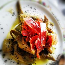 Alcachofa fresca confitada