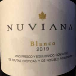 BLANCO -Nuviana, DO Catalunya, la copa