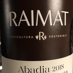 TINTO, Raimat Abadia, DO Costers del Segre, la copa