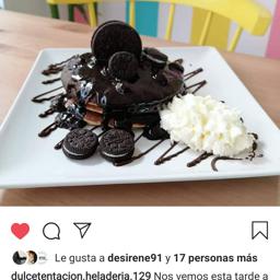 Tortitas americana oreo