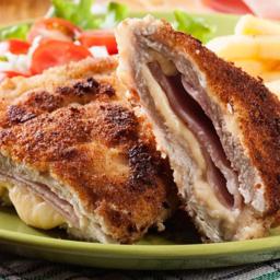 san jacobo con patatas