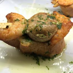 48.Gambas y champiñón 