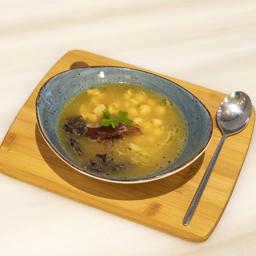 Caldo de cocido de figatells