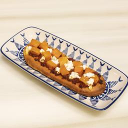 Calabaza con sobrasada y requesón