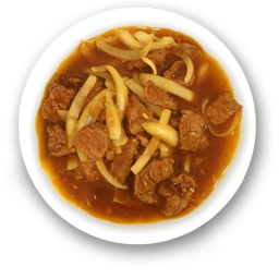 230. Ternera salteada con cebolla