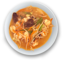 351. Langostinos con verduras