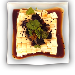 35. Tofu con huevo conservado
