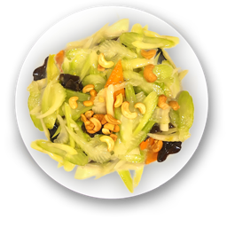 201. Anacardos fritos con apio