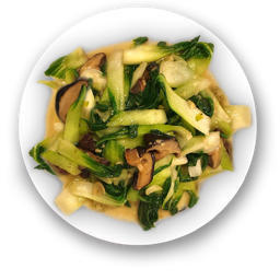 202. *Pak choi con setas chinas