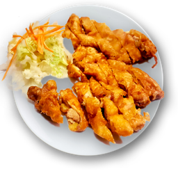 290. Filete de pollo frito con sal y pimiento negro