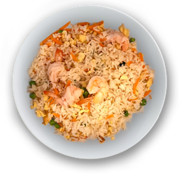 87. Arroz frito con gambas