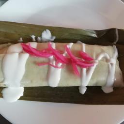 TAMAL SALSA VERDE O COCHINITA (sin gluten)