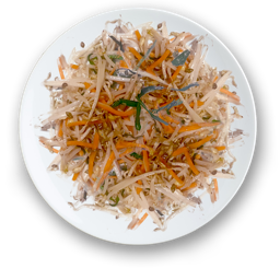 203. Brotes de soja salteados