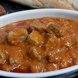 Carne en salsa 
