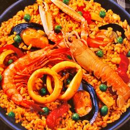Paella de marisco / Seafood paella